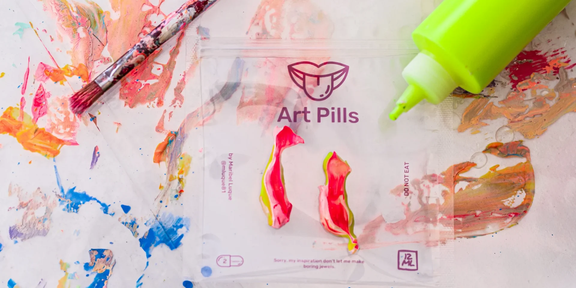 Art Pills handmade earrings